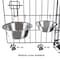 Pet Adobe Set of 2 Stainless Steel Hanging Pet Bowls, Cage, Kennel, for Food and Water, Dogs / Cats, 20-Fl Oz 549386BEY - alternate 4